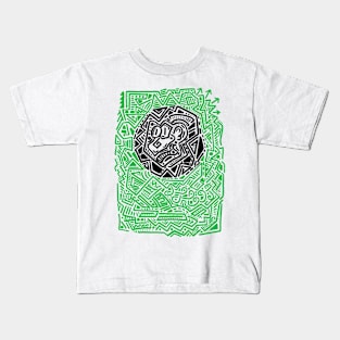 Distorted map Kids T-Shirt